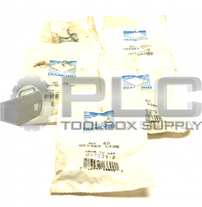 NEW SEALED LOT OF 5 DIAMOND C-7233-P OFFSET LINK