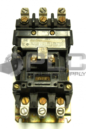 ALLEN BRADLEY 500F-C0D930 /SER A CONTACTOR SIZE 2, 500F-COD930 W/595-A /SER B