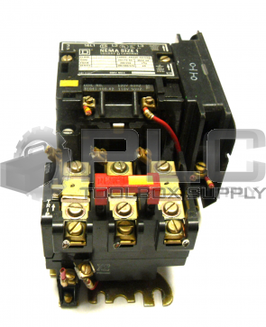 SQUARE D 8536-SCT0-3-S MOTOR STARTER SER A  8536 SCTO 3 S