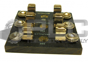 LOT OF 3 LITTELFUSE 356 FUSE BLOCK