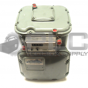NEW AMERICAN METER AM-250 GAS METER  MAOP 5 PSI 