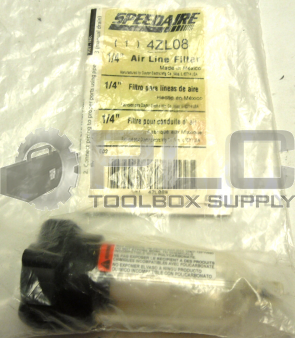 NEW SEALED SPEEDAIRE 4ZL08 1/4" AIR LINE FILTER