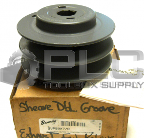 NEW BROWNING 2VP50 VARIABLE DOUBLE GROOVE PULLEY 7/8"