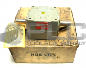 NEW HUB CITY 02-20-00802-150  BEVEL RIGHT ANGLE GEAR BOX DRIVE 1:1ST 1" SHAFT