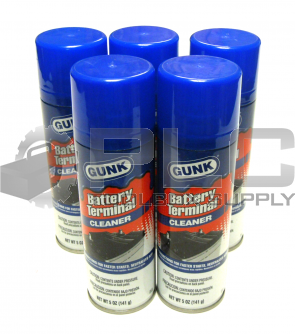 NEW LOT OF 5 GUNK BATTERY TERMINAL CLEANER 5OZ