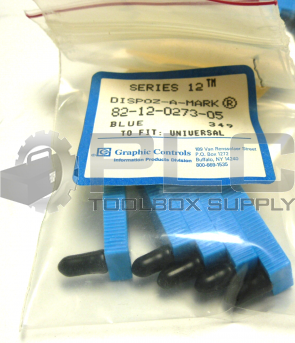 NEW GRAPHIC CONTROLS 82-12-0273-05 DISPOZ-A-MARK SERIES 12 BLUE