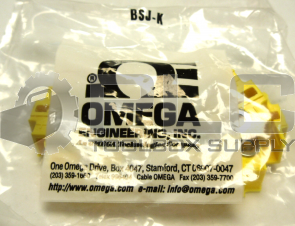 NEW SEALED PACKAGE OF 6 OMEGA BSJ-K BARRIER STRIP JACKET WITH TERMINAL LUGS 