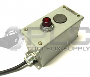 GENERAL ELECTRIC CR104PEG12 2 HOLE PUSH BUTTON ENCLOSURE W/CR104PXG42 AND RR2P-U