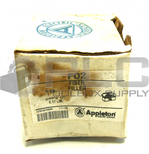 NEW APPLETON F02 FIBER FILLER 2OZ