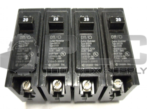 NEW LOT OF 4 CUTLER HAMMER BR120 CIRCUIT BREAKER