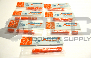 NEW LOT OF 7 LOC LINE 41406 MALE CONNECTORS 1/4''