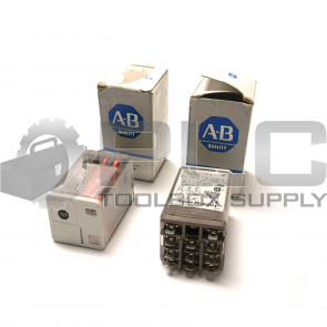 LOT OF 2 NEW ALLEN BRADLEY 700-HB33Z24-4 /B RELAY 10AMP 3PDT 24VDC