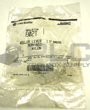 NEW ALLEN BRADLEY 802T-W7 ROLLER LEVER NON-ADJ NYLON SERIES 1