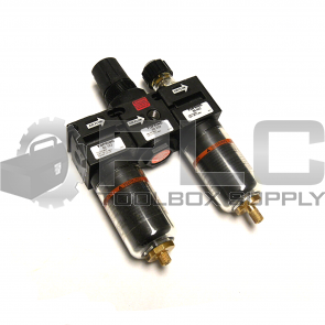 TOPRING 50.123 MINI AIR LINE FILTER LUBRICATOR REGULATOR w/ 50.324 & 50.422