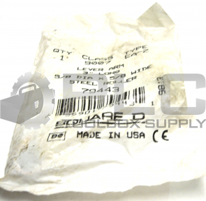 NEW SEALED SQUARE D 9007 EA-2 LEVER ARM 3" LONG 5/8 DIA X 5/8 WIDE 