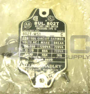 NEW SEALED ALLEN BRADLEY 802T-WS1 SERIES C OILTIGHT SWITCH COVER