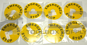 NEW LOT OF 8 OMRON A22Z-3476-1 EMERGENCY STOP PLASTIC 