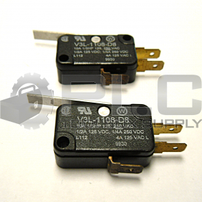 LOT OF 2 HONEYWELL V3L-1108-D8 MINIATURE SNAP ACTION SWITCH 