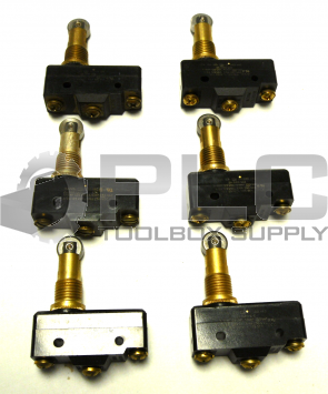 NEW LOT OF 6 MICROSWITCH BZ-2RQ784 BASIC SWITCH ROLLER PLUNGER