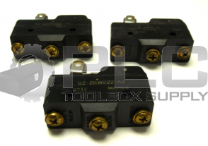 LOT OF 3 MICROSWITCH BZ-2RW822-A2 LIMIT SWITCH ROLLER LEVER