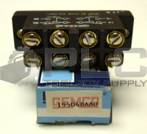 NEW GEMCO 1950-4-B-A-A-O LIMIT SWITCH DPDT ASSEMBLY W/PLUNGER