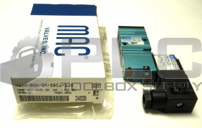 NEW MAC VALVES INC 411A-B0A-DM-DDEJ-1JB SOLENOID VALVE W/12VDC COIL 120PSI