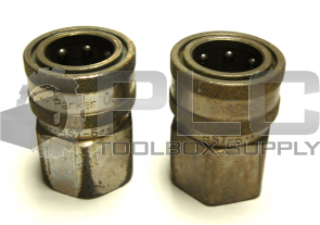 LOT OF 2 PARKER BST-6 COUPLER FITTING
