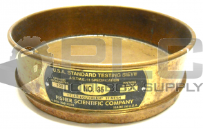 U.S.A STANDARD TESTING SIEVE NO.35 OPENING MICROMETER 500 8" DIAMETER