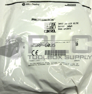 NEW SEALED ALLEN BRADLEY 42SRP-6035 /SER B DIFFUSE (CLOSE) CONTROL