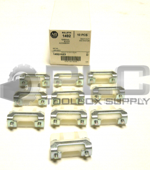 NEW BOX OF 10 ALLEN BRADLEY 1492-N23 SERIES D TERMINAL BLOCK