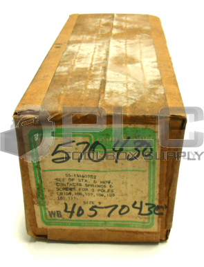 NEW SEALED GENERAL ELECTRIC 55-154607G2 KIT SIZE5 CONTACTS 3POLE