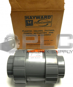 NEW HAYWARD TB1300S TRUE UNION BALL VALVE 3" PVC/VITON