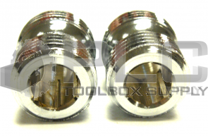 NEW LOT OF 2 T&S 055A 1/2" NPT MALE X 3/4-14UN MALE ADAPTER
