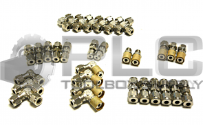 NEW LOT OF 32 SWAGELOK 1/2" - 7/16" ELBOW REDUCER UNION ADAPTERS *READ*