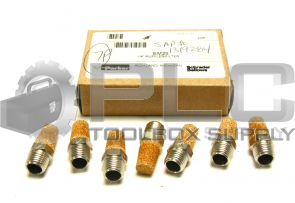BOX OF 7 NEW PARKER SCHRADER BELLOWS EM25 1/4" MUFFLER/FILTER