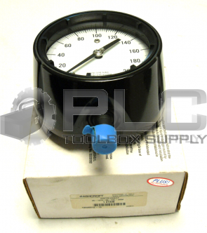 NEW ASHCROFT 45-1279-SS-04L-200 INSTRUMENT GAUGE 200#