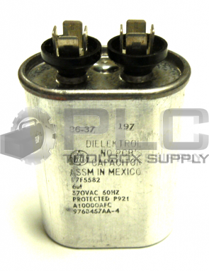 NEW GE 976B457AA-4 CAPACITOR 370VAC/60HZ 97F5582