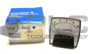 NEW YOKOGAWA 250340NDND PANEL METER 0-15 AMP
