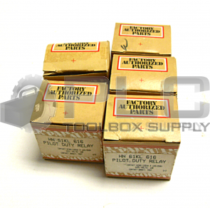 NEW LOT OF 5 CARRIER PARTS HN-61KL-616 PILOT DUTY RELAY 