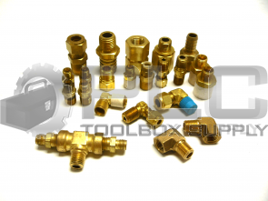 NEW LOT OF 22 SWAGELOK CONNECTOR COUPLING TEE MISCELLANEOUS LOT BRASS