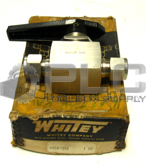 WHITEY 45S8-316 STAINLESS BALL VALVE