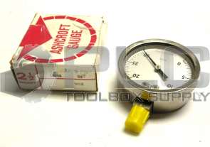 NEW ASHCROFT 1009S  GAUGE 0-30 PSI 