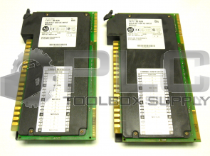 LOT OF 2 ALLEN BRADLEY 1771-ID16 SER A ISOLATED INPUT MODULE 120V AC