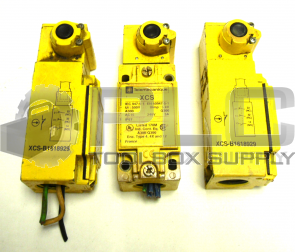 LOT OF 3 TELEMECANIQUE XCS-B1618929 SAFETY INTERLOCK 10AMP 300VAC T-XCS