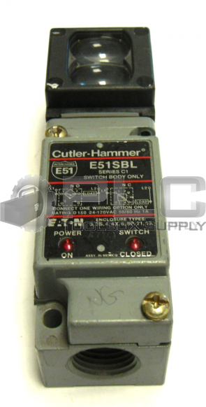 CUTLER HAMMER E51SBL SERIES C1 SWITCH BODY W/E50RA SER A1/W E51DC1