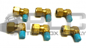 NEW LOT OF 6 SWAGELOK 1/2"  5/16"  COUPLING FITTING REDUCER  BRASS