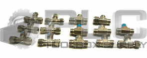 NEW LOT OF 14 MISC SWAGELOK GYROLOK CRAWFORD PARKER TEE UNION FITTINGS 