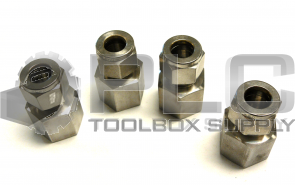 NEW LOT OF 4 SWAGELOK 1/2" 7/8" REDUCER COUPLING 