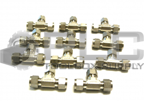 NEW LOT OF 11 SWAGELOK SS-600-3 TEE UNION FITTING 