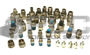 NEW LOT OF 42 MISC PARKER GYROLOK SWAGELOK FITTINGS 